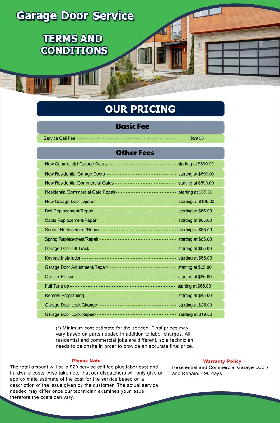 Neighborhood Garage Door Cleveland, OH 216-816-2970