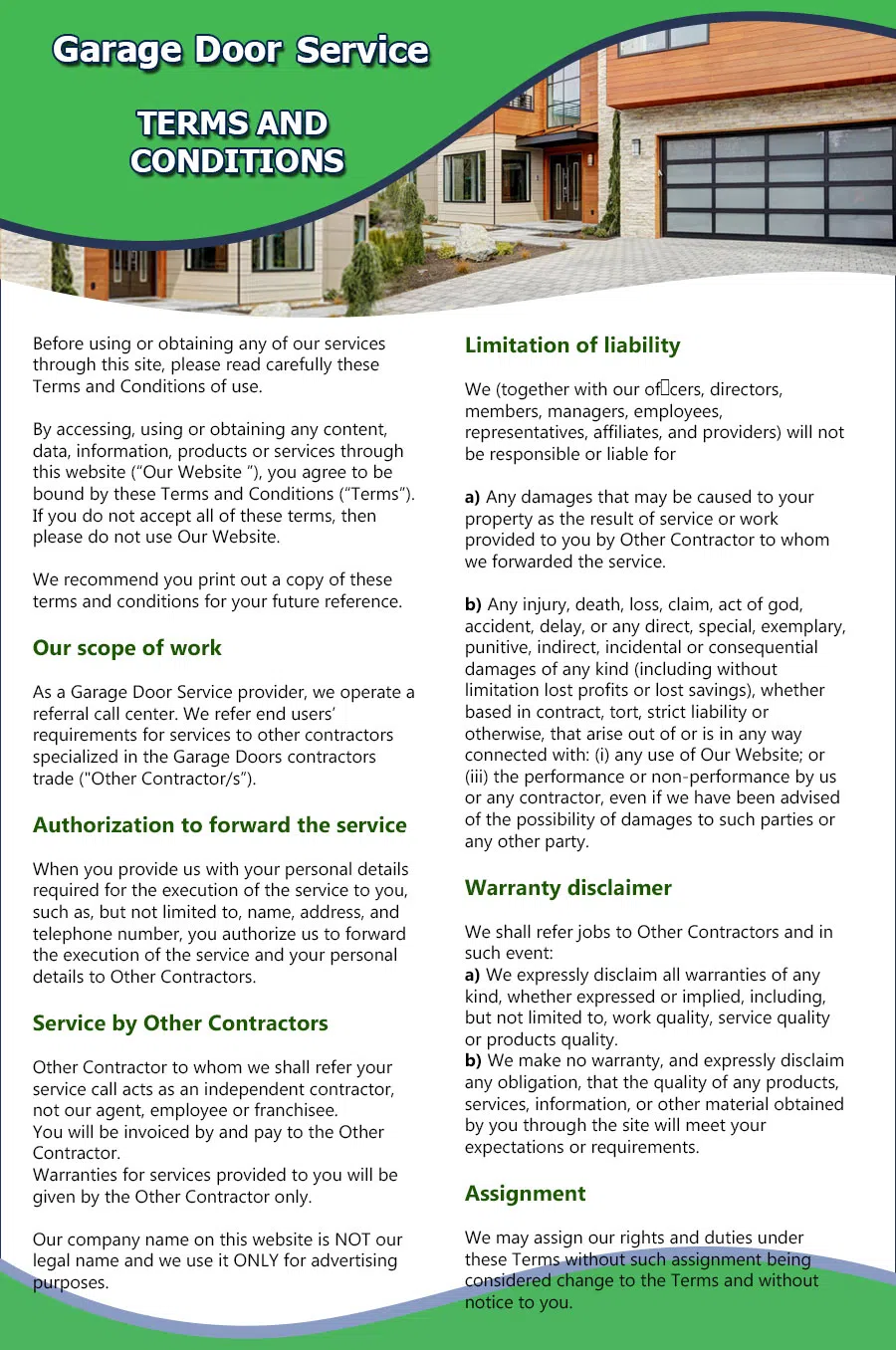 Neighborhood Garage Door Cleveland, OH 216-816-2970